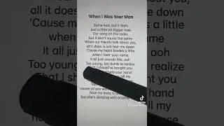 Enjoy When I Was Your Man! #fyp #singing #therapy #karaoke #lyrics #music #relaxing #singalong