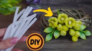 Так красиво! Заказали все подружки для себя и дочек/ DIY / Нежные цветы из синильной проволоки.