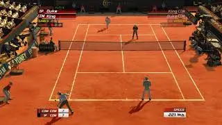 Virtua Tennis 3 | Doubles Tie - Break | Duke / King vs King / Duke