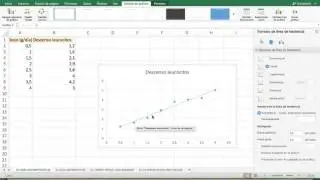RECTA REGRESIÓN EN EXCEL