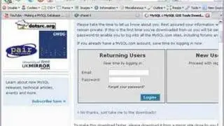 MySQL Query Brower - Accessing/Editing Databases