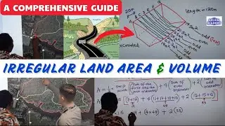 Master How to Calculate Irregular Land Area and Earthwork Volume Estimation | Excavation Basics