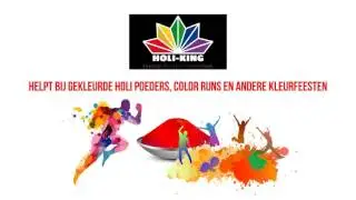 Holi Phagwa Festival 2017. Holi-King - Koning in Kleuren