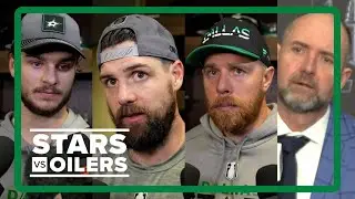Stars-Oilers Game 4 Western Conference Final postgame interviews: Benn, Johnston, Pavelski & DeBoer