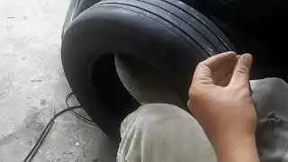 CARVE AN OLD BRIDGESTONE B250 LIKE NEW | TIRE REGROOVING