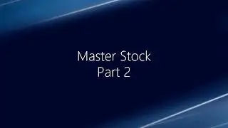 1012 ISX Master Master Stock Part 2