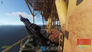 Duo play on Oilrig w/ Pancakeman (Rust 2021)