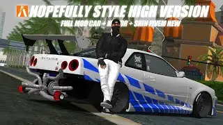 GTA SA FIVEM STYLE HIGH VERSION NEW STYLE  FULL MOD CAR + MOD MOTOR & FULL SKIN‼️
