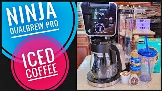 HOW TO MAKE ICED COFFEE Ninja CFP301 & CFP 300 DualBrew PRO 12 Cup Coffee Maker Single Serve K Cup