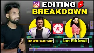 How To Edit Like The Will Power Star And Learn With Aarushi @realwillpowerstar @dheerajsharma8