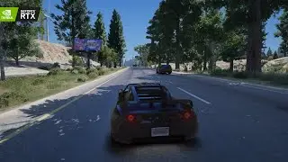GTA V Remastered Ray Tracing Maxed-Out Gameplay