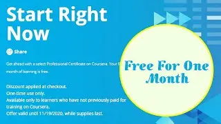 Google Cloud Professional Certificates Free For 1 month on Coursera
