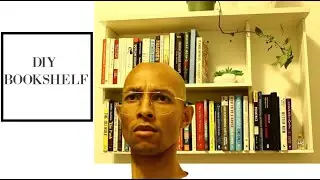 DIY WALL MOUNTED BOOKSHELF
