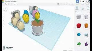 Tinkercad Tutorial:  3D Design a Flower for Mom on Mother's Day!