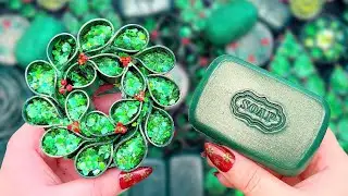 CHRISTMAS SPECIAL 🎄 ASMR CRUSHING SOAP ODDLY SATISFYING | GLITTER BOXES