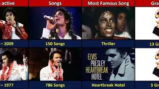 Michael Jackson VS Elvis Presley - Comparison