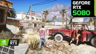 GTA V Enhanced Looks NEXT-GEN with Natural Vision Evolved | RTX 5080 ULTRA Ray Tracing