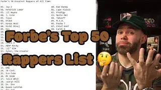 Forbe’s 50 Greatest Rappers List…How Bad Is It??
