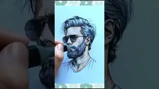 How to color Fashion side profile  #art #pablodraws #fashion #profile #shorts