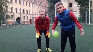 ВРАТАРСКИЙ ЧЕЛЛЕНДЖ С ВОЛЕЙБОЛЬНЫМ МЯЧОМ!