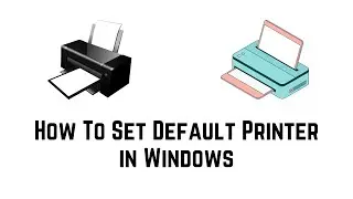 How To Set Default Printer In Windows 10, 11 | How To Set Default Printer | Default Printer