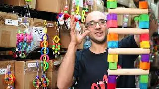 1286 Huge 14 Bar Ladder Bonka Bird Toys