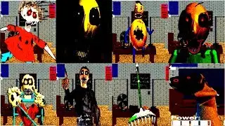 *ALL JUMPSCARES* Five Night At Baldi's (Nightmare Edition)