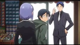 Dagashi Kashi 2 Hotaru Shidare meets his older brother Beniyutaka Shidare