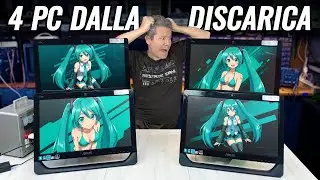 4 Useless Computers Become a 5.7 Megapixel Screen - Dumpster Diving