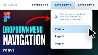 How To Create a Functional DROPDOWN MENU Prototype in Figma (Tutorial)