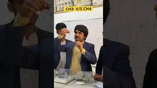 Structure of CH3• v/s CH4 || Pyramidal and Tetrahedral respectively