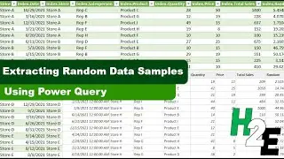 Use Power Query to Extract Random Data Samples