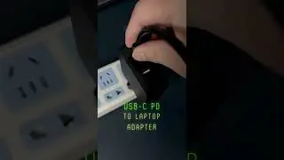USB Type C PD to Laptop DC Power upto 140w: For Dell HP Lenovo Asus Universal Laptop Adapter #shorts