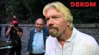 Richard Branson about DEKOM's video conference