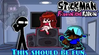 Friday night funkin' crazygamer VS Stickman? (FNF VS stickman mod.)