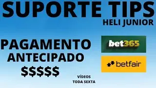 PAGAMENTO ANTECIPADO NA BET365 E BETFAIR.