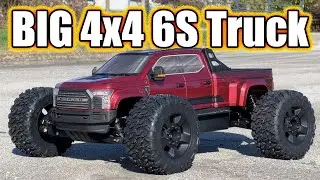 HUGE 4x4 Basher RC Truck! Arrma Big Rock 6S BLX