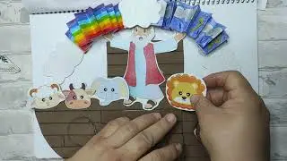 EL ARCA DE NOÉ 🌈🌈  ** Manualidad dinámica para grandes y pequeños **