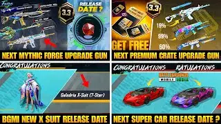 Next Mythic Forge Upgrade Gun | Next Premium Crate | Bgmi New X Suit Release Date | New Event Update