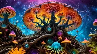 Psytrance Hallucinations 👽 Alien Mushroom mix 2024 (AI Graphic Visuals)