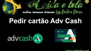 Como pedir cartão Adv Cash