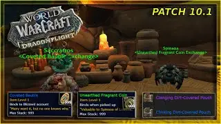 WoW Farm Trader Location - Unearthed Fragrant Coin + Coveted Bauble Farm Patch 10.1 - Dragonflight