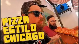 Probando PIZZA ESTILO CHICAGO Ft. Realidadrelativa 