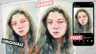 Dal dipinto alla stampa (o al post): scansione e editing con Photoshop 🎨 💻