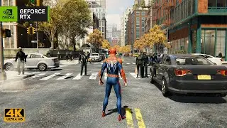 Marvel's Spider-Man Remastered PC • Free Roam Gameplay • Ultra Graphics Ray Tracing (4K)