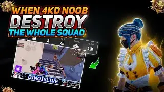When 4kd Noob player Destroy the whole Squad | Pubg/Bgmi intense Clutch Gameplay IPhone 11
