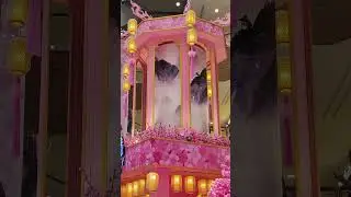 Pink  Chinese New Year decoration at Penang Gurney Plaza  #penang
