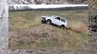 #193. Нива пытается забраться на горку [АВТО 4x4]