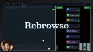 Rebrowse short demo: live-streaming of headless browser, realtime evals