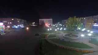 Кулебаки ночной таймлапс качество 4к